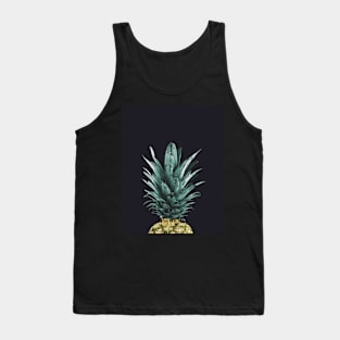 Pineapple, Pineapple top, Minimal, Tropical art Tank Top